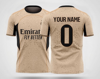Madrid Royal Arabesque Concept Jersey – Custom Name & Number Football Shirt