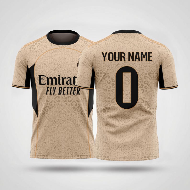 Camiseta del Real Madrid con concepto Arabesque: nombre y número personalizados Custom Name & Number