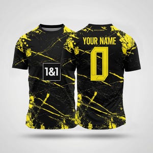 Dortmund Industrial Concept Jersey – Custom Name & Number Football Shirt