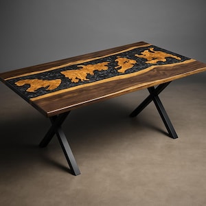 Olive Wood Burl Table