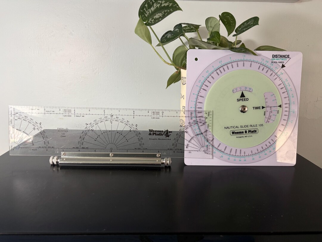 Weems & Plath Marine Navigation Tools – Parallel Plotter + Nautical ...