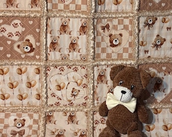 Brown Bear, Brown Bear Rag Quilt