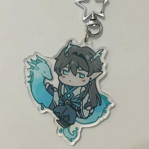 Dan Heng Imbibitor Lunae Keychain - Honkai Star Rail