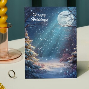 Conjunto de cartões de Natal personalizados: papelaria festiva com envelopes