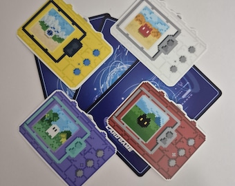 Pacchetto adesivi Digimon Virtual Pet (4 pezzi)