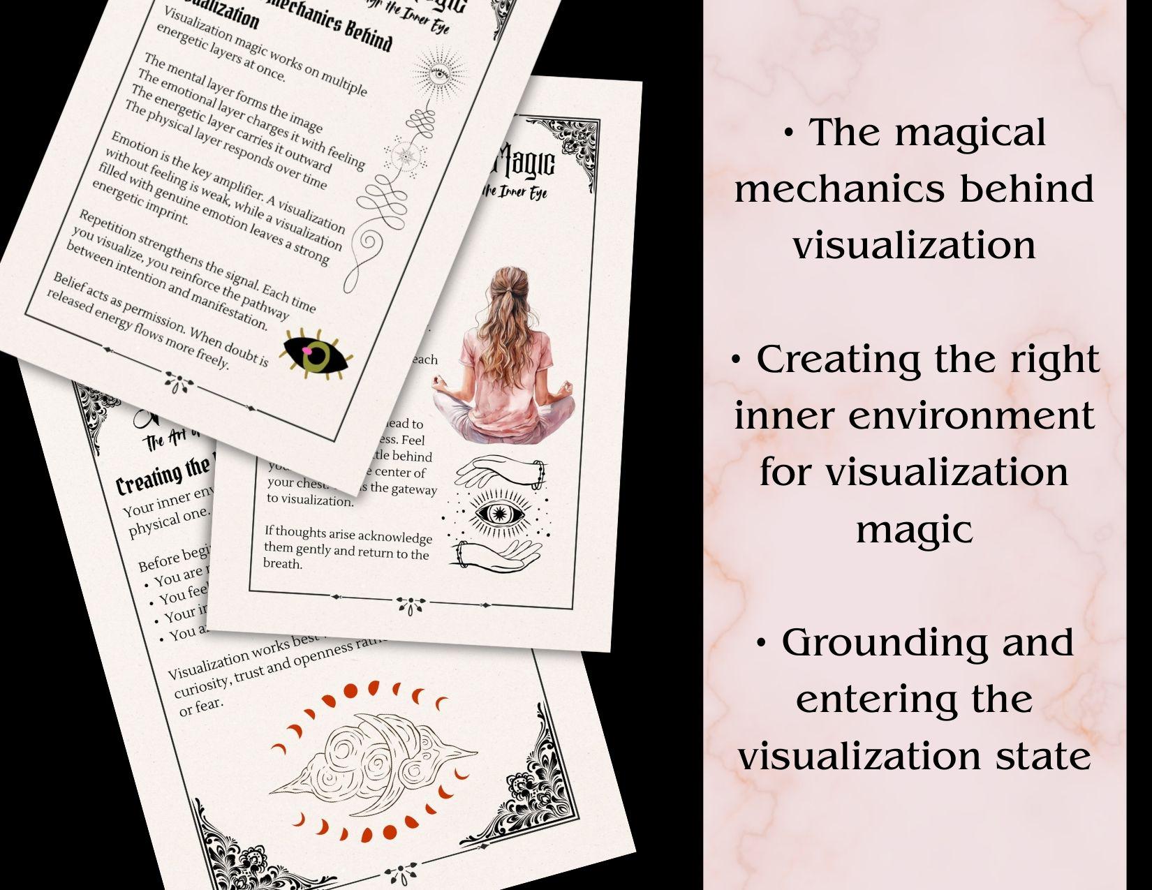 Visualization Exercise Magic Bucket Visualization Magic Printable - Manifestation Guide - Inner Vision ...