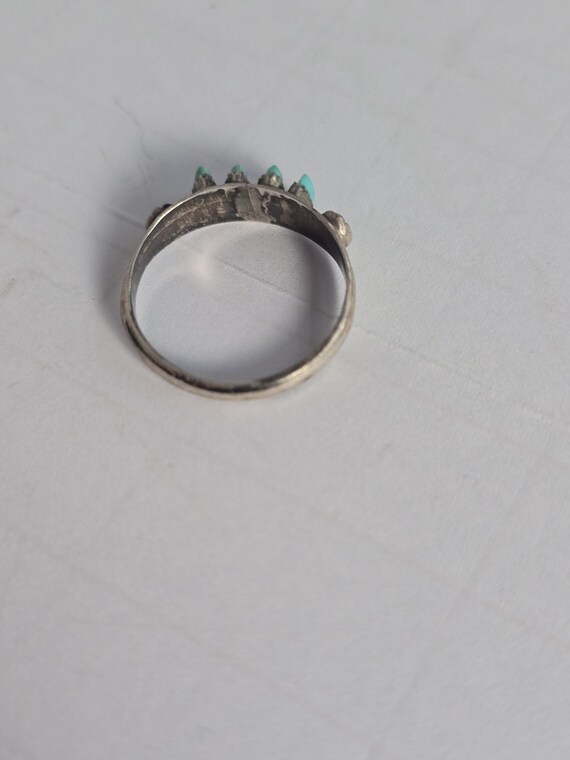 Petit-point Turquoise Ring - image 4