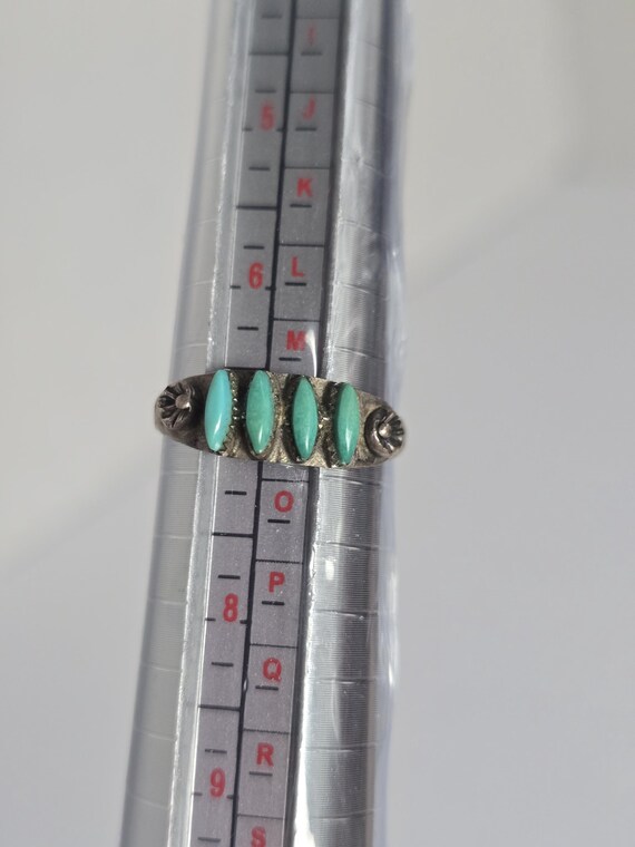 Petit-point Turquoise Ring - image 6