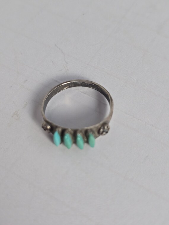 Petit-point Turquoise Ring - image 5