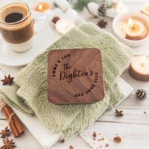 Engraved Ring Box, Engagement Ring Box, Wedding Ring Box Wooden Proposal Ring Box, Wedding Gift, Engagement Gift for Her