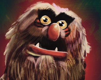 Sweetums Portrait Print The Muppets