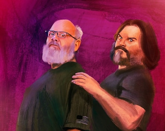 Tenacious D Portrait Print