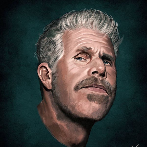 Ron Perlman art print