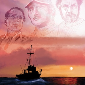 Jaws alternate poster print