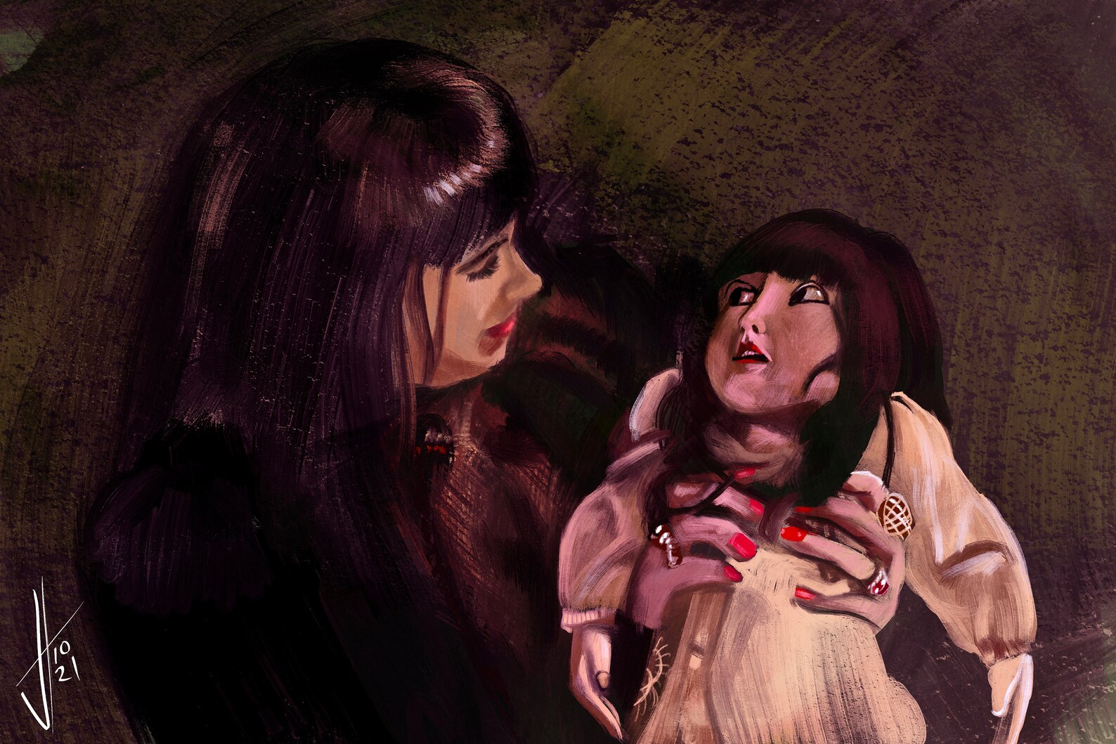 What We Do in the Shadows Nadja Doll Art Print - Etsy