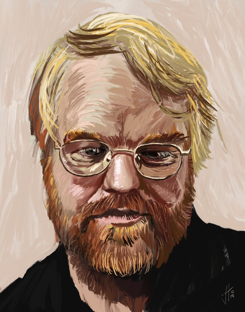 Philip Seymour Hoffman Portrait Print - Etsy