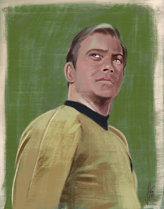 Star Trek Captain Kirk Print