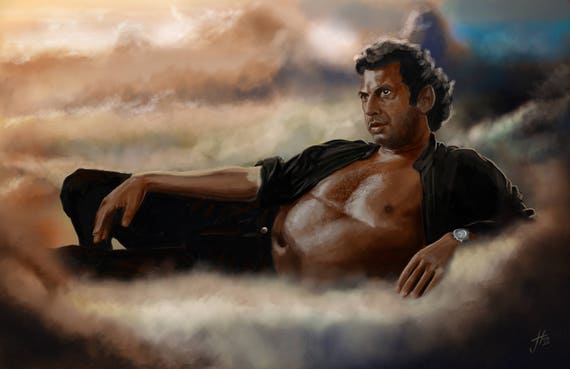 Etsy jeff top goldblum pillow