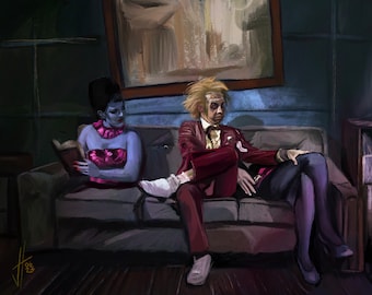 Beetlejuice Art Print