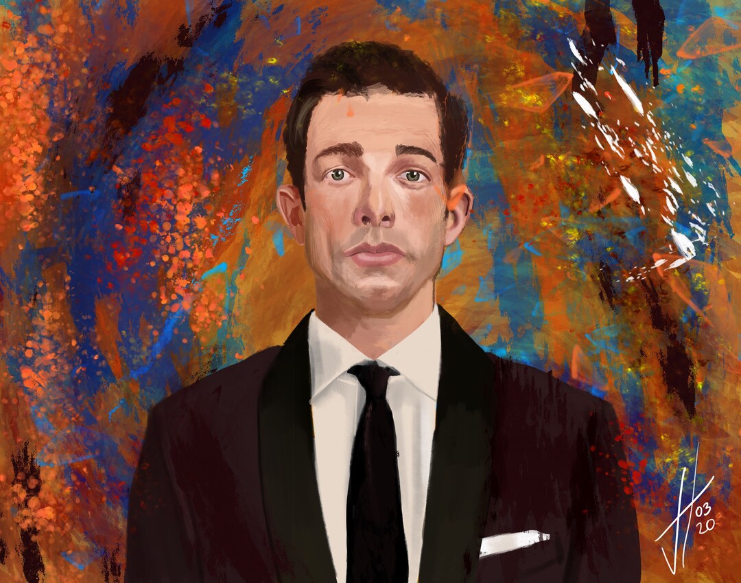 John Mulaney Art Print Etsy