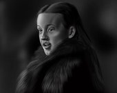 Lyanna Mormont Game of Thrones Art Print