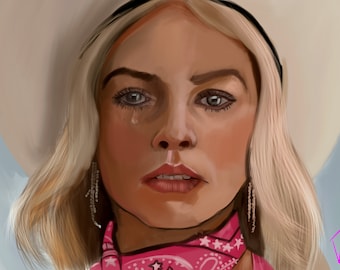 Barbie Margot Robbie Art Print