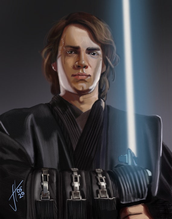 Hayden Christensen Anakin Skywalker Art Print