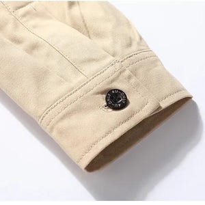 Sleeve design of men's cotton shirt