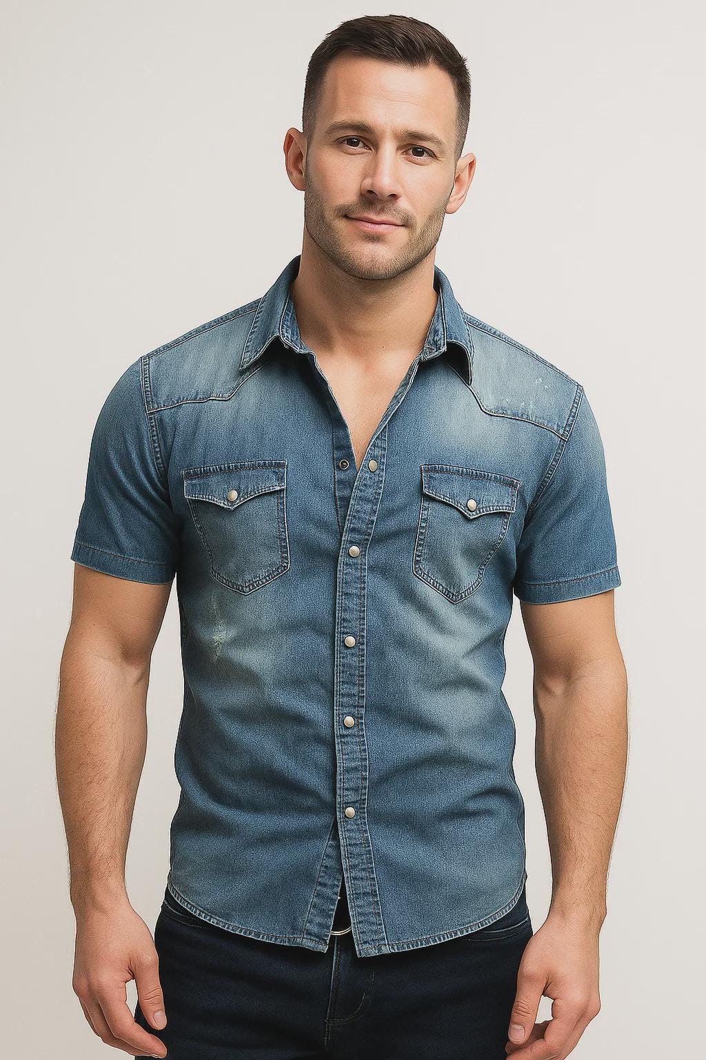 Perokoro¨̮VINTAGE DEFORMED DENIMSHIRT This pair of 1850's Blue Jeans may just be the oldest Denim Jeans