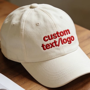 Custom embroidered baseball caps, personalized text/logo hats, new dad，mom, perfect for Christmas, birthday gift, bachelor parties