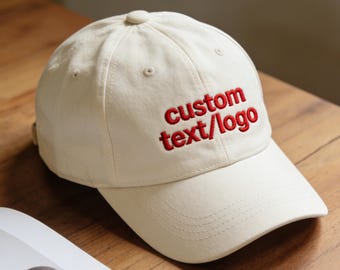 Custom embroidered baseball caps, personalized text/logo hats, new dad，mom, perfect for Christmas, birthday gift, bachelor parties