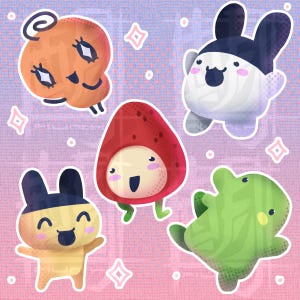 Adesivos Tamagotchi