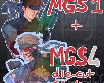 Stickerset Solid Snake + Oude Slang 1