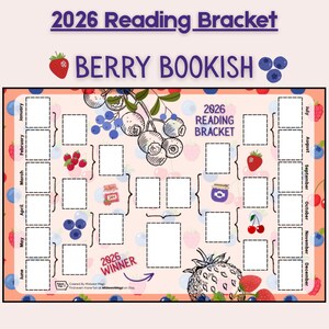 Book Bracket-Berry Bookish