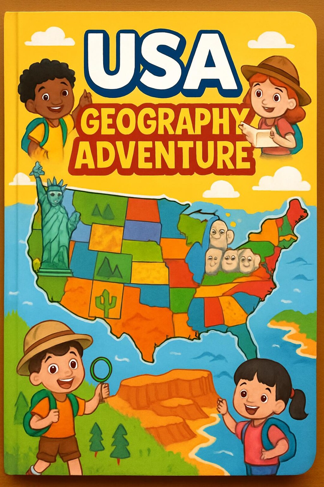 Learn US Geography for Kids Printable Geography Education Books - Etsy
