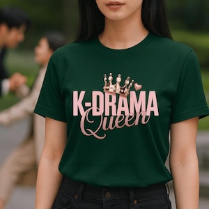 KドラマクイーンベラキャンバスTシャツ：韓国ドラマファンへのギフト