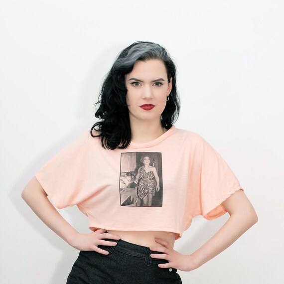 vintage graphic crop tops