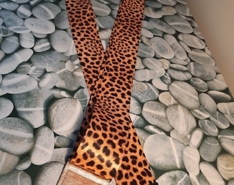 Leopard Guitar Strap