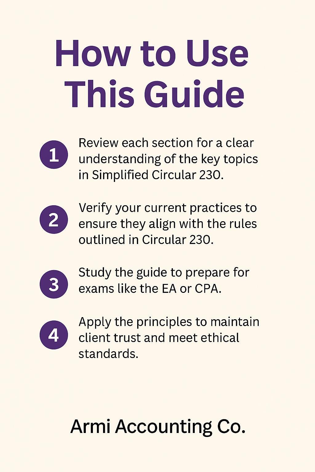 New! Simplified Circular 230 Guide (2025 Edition) – IRS Ethics, Rules ...