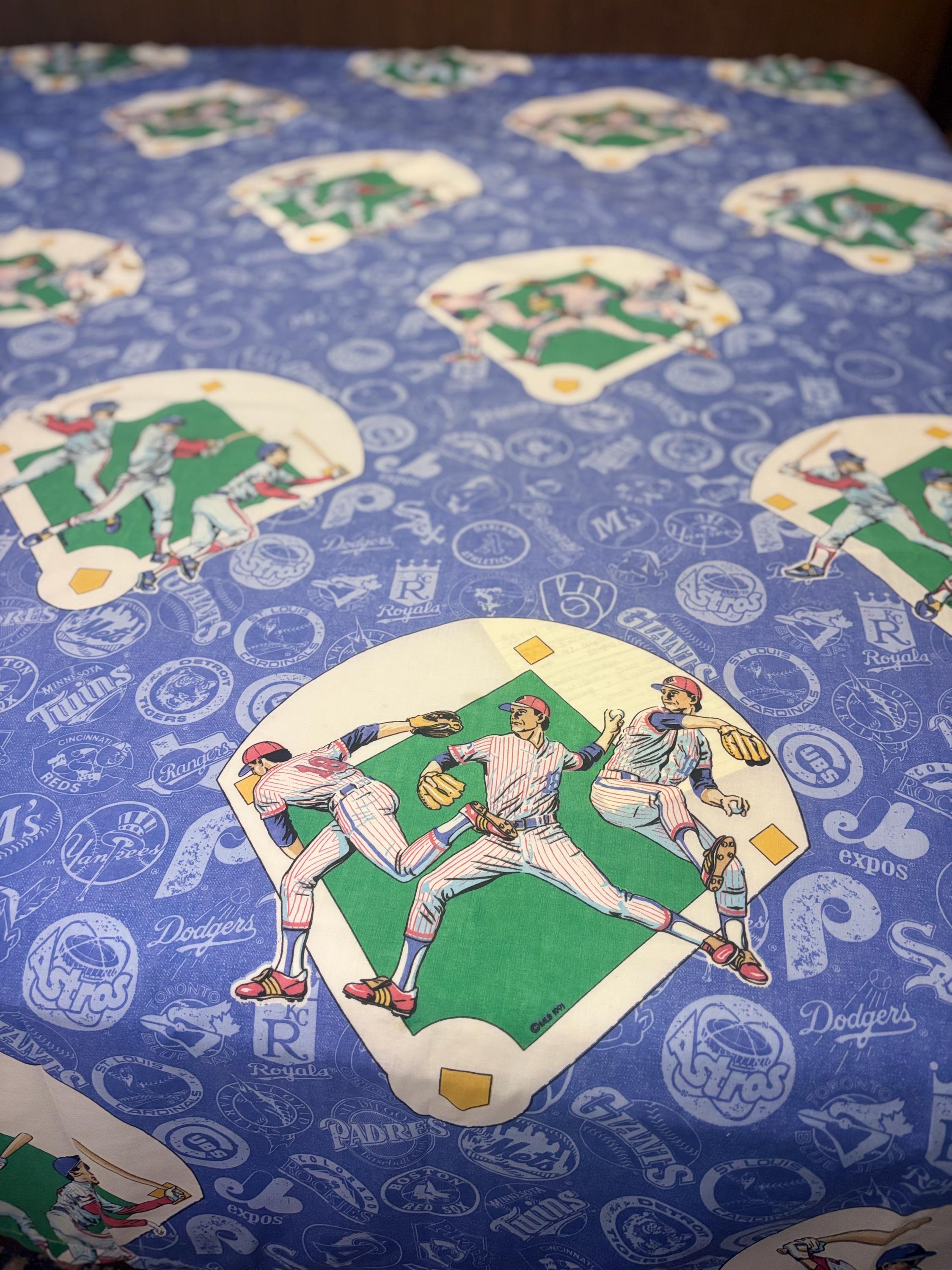 ♡MLBビンテージシーツ♡ Vintage Mlb Bedding - Etsy