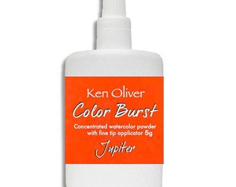 Kleur Burst door Ken Oliver, 6 gram fles van aquarel poeder, Jupiter