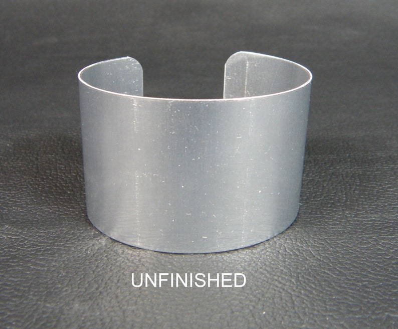 Aluminum Cuff Bracelet Blanks 1 1/2 Inch X 6 Inch DOZ Etsy