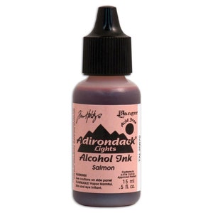 Tim Holtz Alcohol ink, Salmon, pink alcohol ink