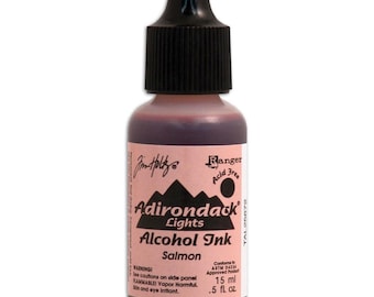 Tim Holtz Alcohol ink, Salmon, pink alcohol ink