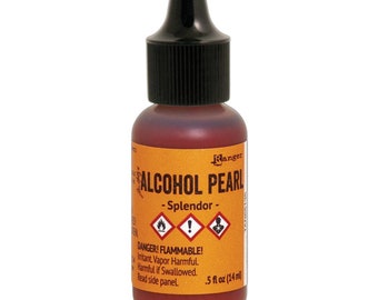 Alcohol Pearl ink by Ranger, Splendor