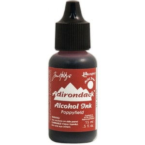 Tim Holtz Alcohol ink, Poppyfield, red alcohol ink