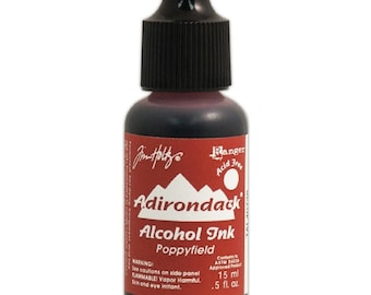 Tim Holtz Alcohol ink, Poppyfield, red alcohol ink