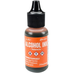 Tim Holtz Alcohol ink, Valencia, orange alcohol ink