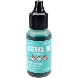 Tim Holtz Alcohol ink, Patina, blue-green alcohol ink