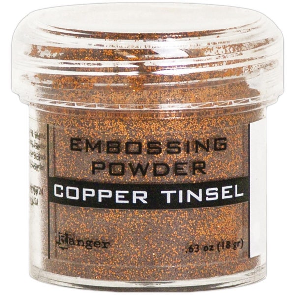 Ranger embossing powder, Copper Tinsel